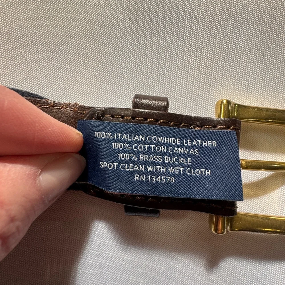 Vineyard Vines Men’s Ribbon Belt - Size 42 - Cincinnati Reds Edition